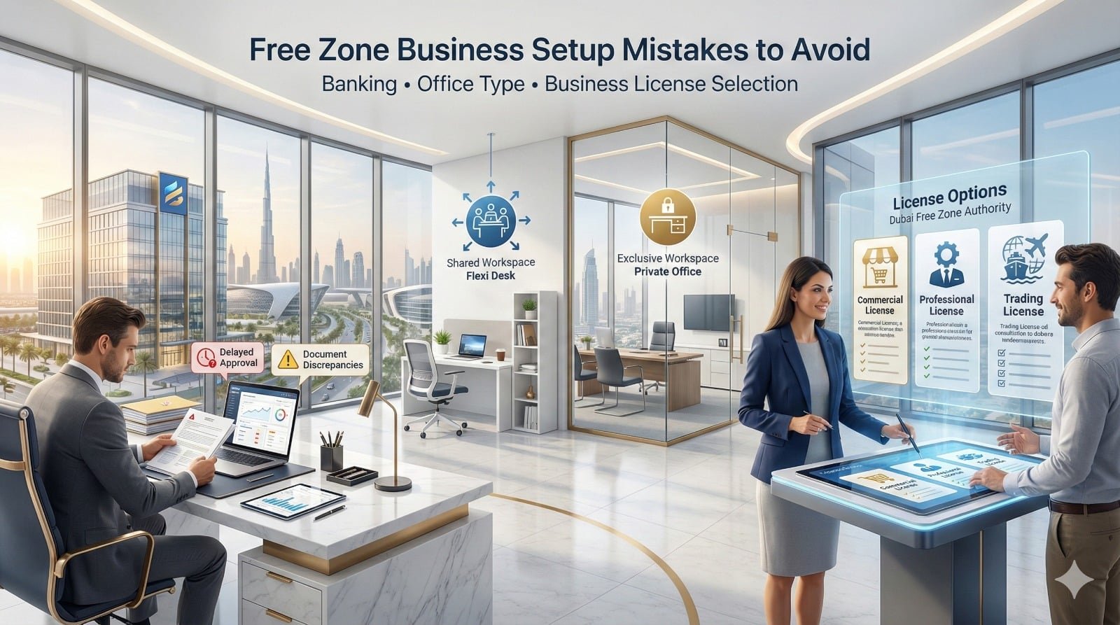 Free Zone Business Setup Mistakes