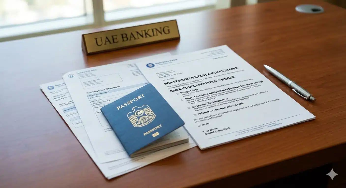 documents to open UAE Bank Account